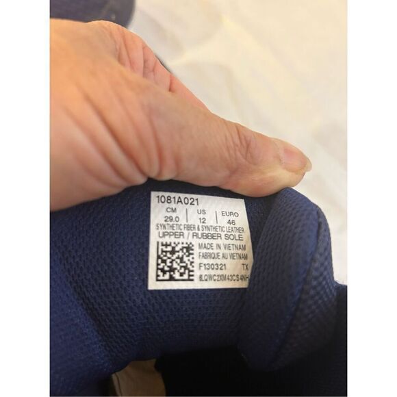 ASICS MatFlex blue navy men’s 12 Wrestling Shoes - Picture 5 of 6